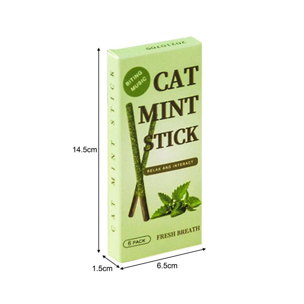 Cat Mint Stick Chews toy, All Natural Catnip Sticks Teeth Cleaning/Grinding