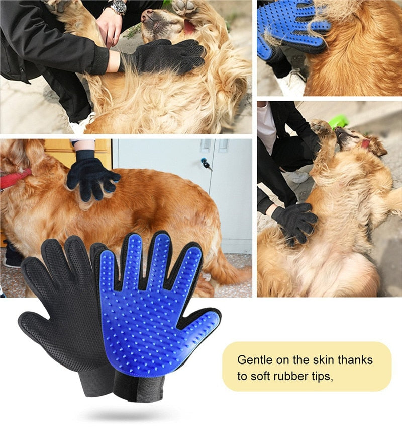 Rubber Cat/Dog Bath Glove Brush Protection Silicone, Massage Grooming supplies