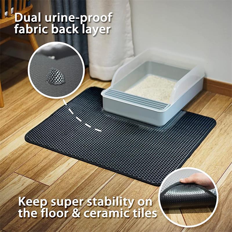 Waterproof Cat Litter Mat Double Layer