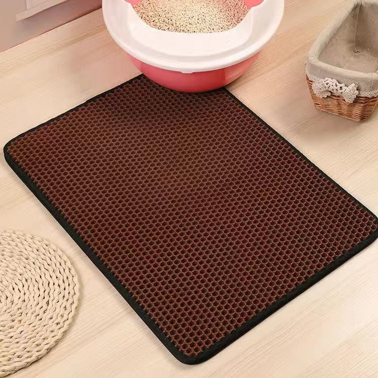 Cat Litter Mat with Double Layer of Waterproof