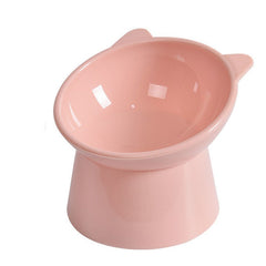 Pet Feeder Bowl, Cat/Dog Bowl 45° Neck Protector.