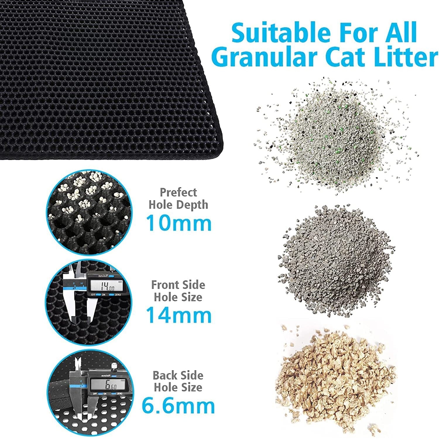 Waterproof Cat Litter Mat Double Layer