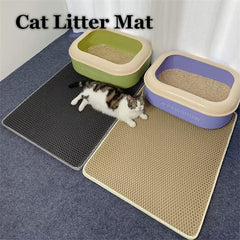 Waterproof Cat Litter Mat Double Layer